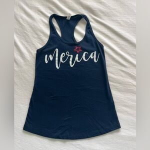 NEVER WORN ‘Merica Tank Size Small